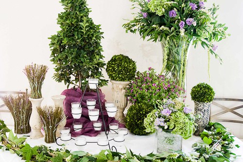 Decoraciones para bodas, originales adornos florales
