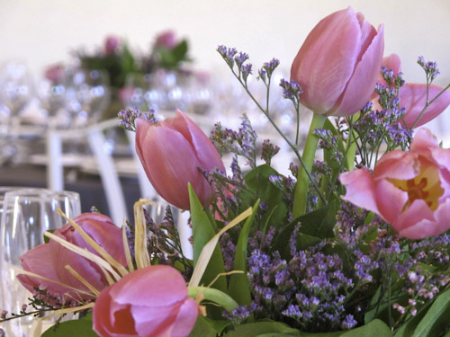 Centros de mesa para una boda en primavera