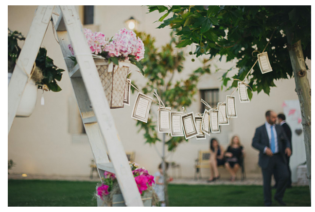 La decoración en una boda vintage - El Laurel Catering