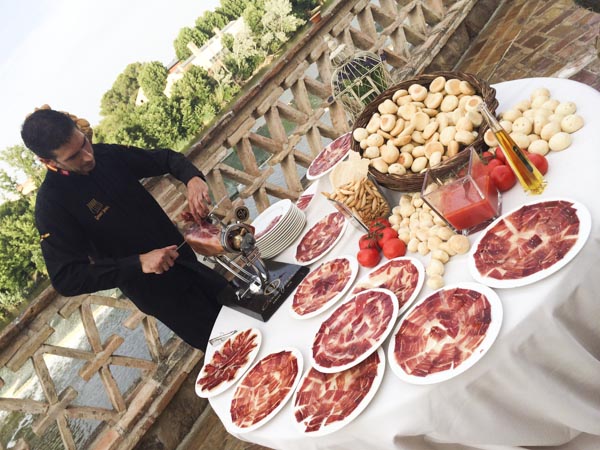 bodegón jamón laurel catering