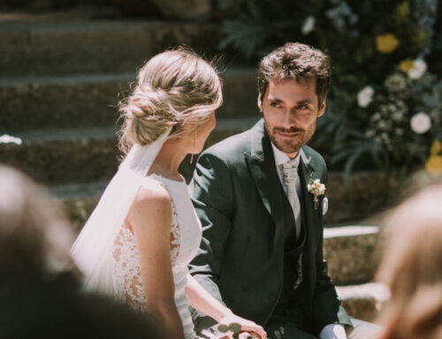 La boda de María y Juan en El Gasco