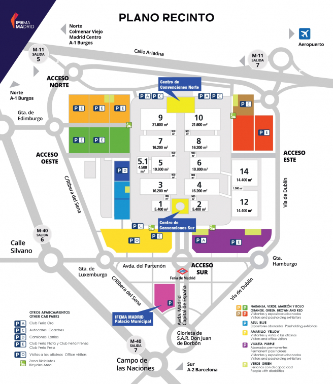 Mapa ifema Geolocalizado